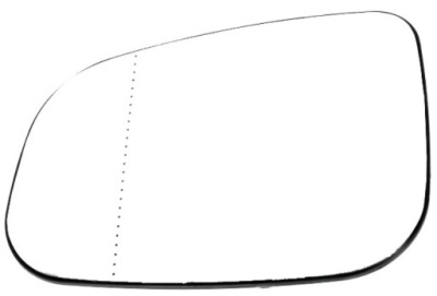 Вкладыш зеркало volvo v70 iii s60 ii v40 ii с подогревом левый фото №1