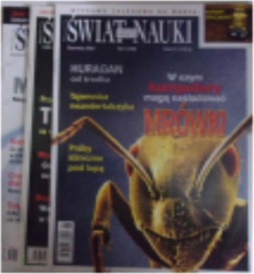 Świat Nauki Scientific American nr 6,7,8/2000