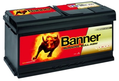 BATERÍA BANNER RUNNING BULL AGM 12V 92AH 850A AGM 59201  