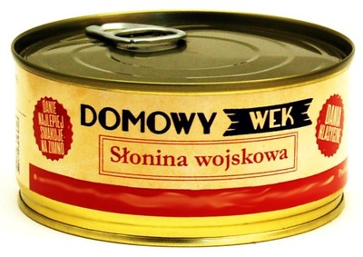 DOMOWY WEK SŁONINA WOJSKOWA 270g - naturalna 100%