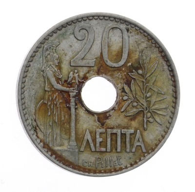 [M7365] Grecja 20 lepta 1912