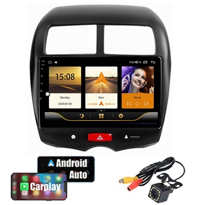 RADIO ANDROID GPS BT CARPLAY MITSUBISHI ASX 3/32GB  