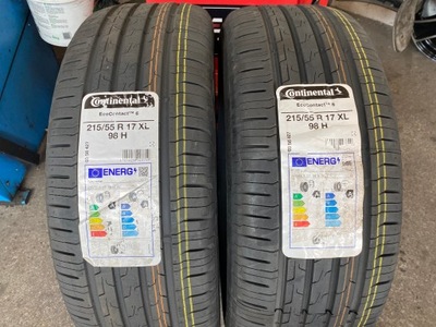 opony letnie 215/55R17 Continental EcoCont 6 NOWE