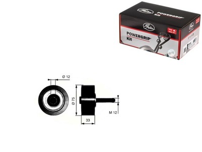 Ролик напрямна ремінь клиновий mercedes atego atego 2 axor axor 2 фото №1