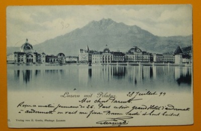 271852, Szwajcaria, Lucerna, Pilatus, obieg 1899