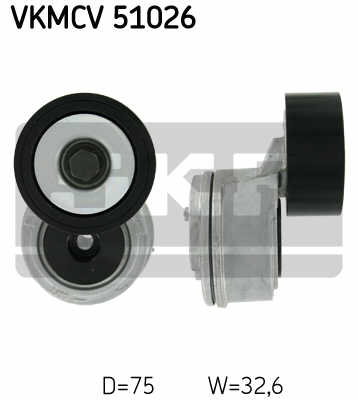 РОЛИК НАТЯГУЮЧИЙ PK SKF VKMCV 51026 VKMCV51026