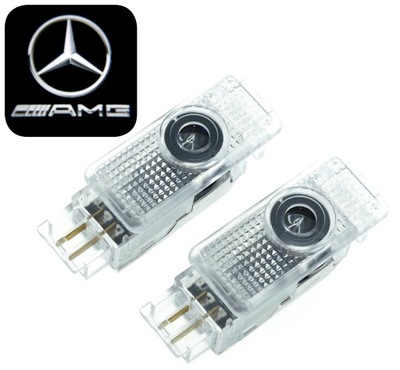 DIODO LUMINOSO LED PROJECTOR LOGOTIPO PARA MERCEDES C W203 CLK W209 SLK  