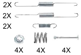 Quick brake 105-0002 набор дополнительных, тормозные колодки тормозные фото №1