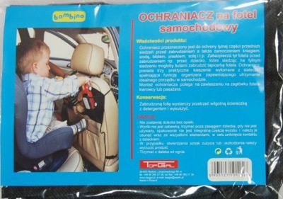 Bambino Ochraniacz Na Fotel Samochodowy