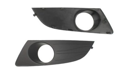 Решітка радіатора решітка рамка лампи протитуманної протитуманної фари ліва dacia logan 09-13 фото №1