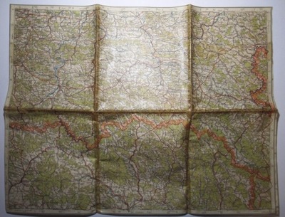 Mapa Gorlice, Krosno, Sanok, Baligród, X 1940