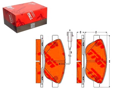 SET PADS BRAKE TRW 77364893 BBP1716 9 - milautoparts-fr.ukrlive.com