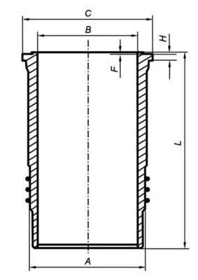 САЙЛЕНТБЛОК ЦИЛИНДРА (122MM) LIEBHERR LIEBHERR A, HS, LTM, R D924TI-OM423.906