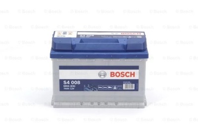 BATTERY 74AH/680 P+ S4 0 092 S40 080 BOS  