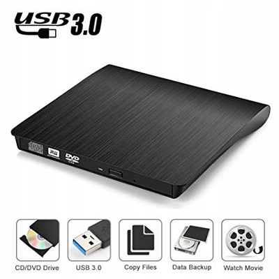 Nagrywarka Zewnętrzna DVD-R/DVD-RW USB 3.0 Combo