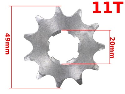 ZĘBATKA PRZÓD WSK 125 11Z ML