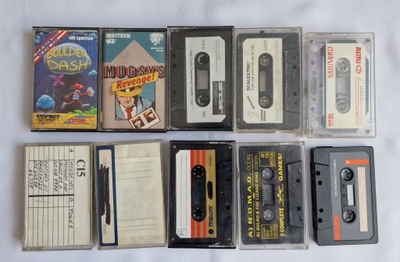 Zestaw kaset gier programów dla Sinclair ZX Spectrum