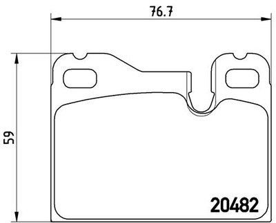 BREMBO P 65 003 JUEGO ZAPATAS HAMULCOWYCH, FRENOS TARCZOWE  