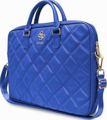 Guess Quilted 4G Computer Bag - Torba na notebooka 15" / 16" (niebieski)
