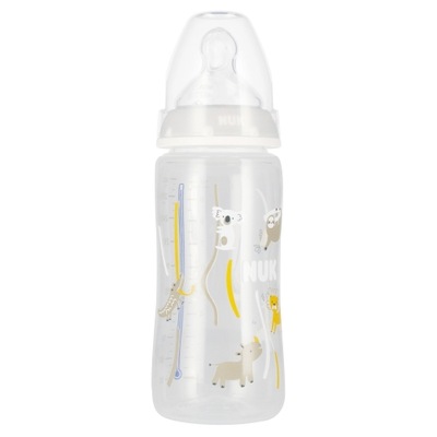 NUK Butelka z wskaźnikiem temp. 300 ml 6-18m First Choice+ popielata