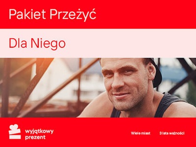 Wyjątkowy Prezent Pakiet Przeżyć dla Niego