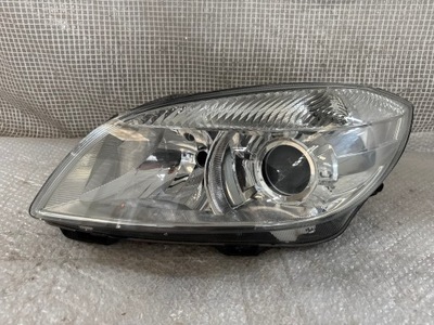 Skoda fabia ii lift 11- левая лампа передняя фото №1