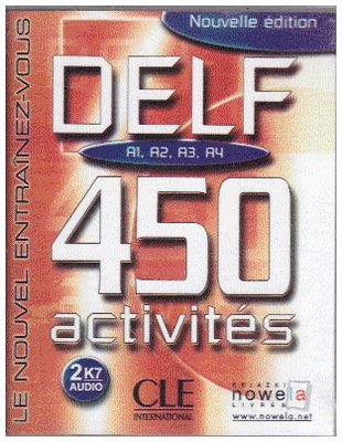 DELF A1 A2 A3 A4 450 activites - 2 kasety NOWE