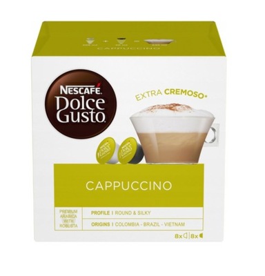 Kawa Kapsułki NESCAFE DOLCE GUSTO CAPPUCCINO 16szt