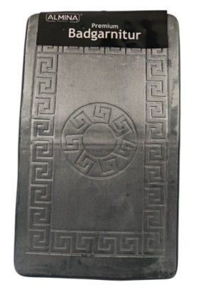 Dywaniki ŁAZIENKOWE GREY VERSACE 2 Tgl. T271