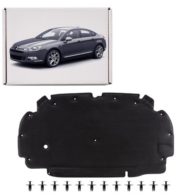 Citroen c5 2007-2017 шумоизоляция капот + клипсы фото №1