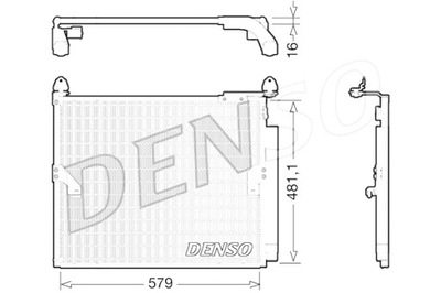 DENSO КОНДЕНСАТОР КОНДИЦИОНЕРА TOYOTA LAND CRUISER PRADO 4.0 08.09-