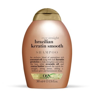 Organix szampon wygładzający z brazylijską keratyną Brazylijska Keratyna 38