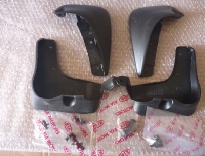 Бризковики передні задні kia picanto 2004-208 набір бризковики pod litstwy фото №1