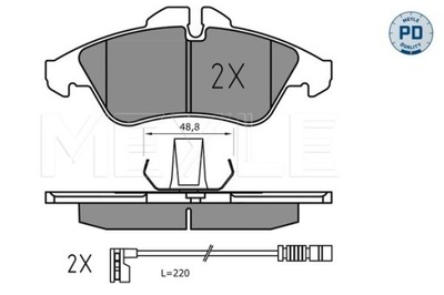 КОЛОДКИ HAM. DB P. SPRINTER 208-314 95-/V