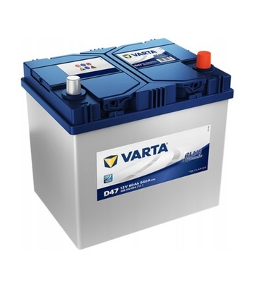 АКУМУЛЯТОР VARTA BLUE 60AH 540A D47