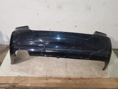 Бампер задний задняя bmw e90 monacoblau металлик фото №1