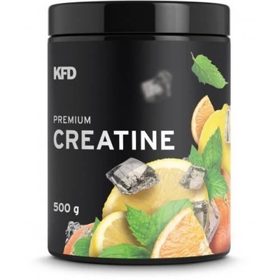 KFD Creatine Kreatyna Monohydrat na regeneracje mięśni Lemoniada, 500 g