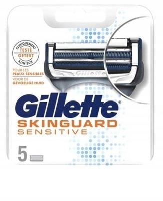 Gillette Skinguard wkłady Fusion sensitive 5szt
