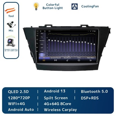 PARA TOYOTA PRIUS PLUS ALPHA 2012 - 2015 RADIO DE AUTOMÓVIL MULTIMEDIALNA NAVEGACIÓN GPS  