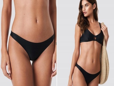 K2B219*NA-KD DÓŁ OD BIKINI MAJTKI CZARNE 38M N01