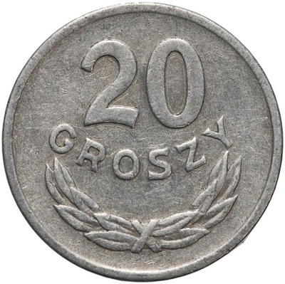Polska, PRL, 20 groszy 1949, st. 2-