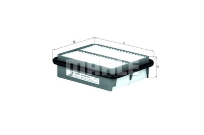 MAHLE ФІЛЬТР ПОВІТРЯ 154X189X52