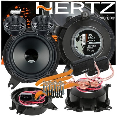 HERTZ DSK160 ALTAVOCES VOLVO S70 V70 PARTE TRASERA DISTANCIAS  