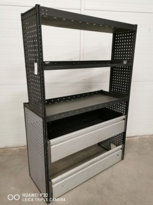 Regał полка обшивка сервисная автомобиля modul-system crafter man proace max фото №1
