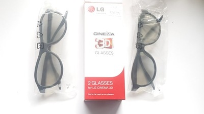 okulary LG AG-F310 Cinema 3D glasses 2 sztuki oryginalne ADP123