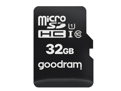 Karta pamięci microSDHC 32GB CL10 + Adapter