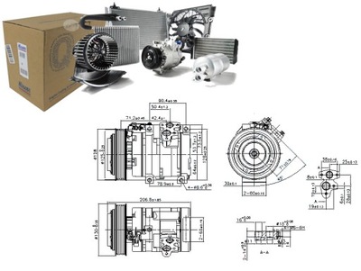 NISSENS COMPRESOR COMPRESOR DE ACONDICIONADOR  