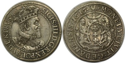 1. ZYGMUNT III WAZA ORT GDAŃSKI 1616 22.04