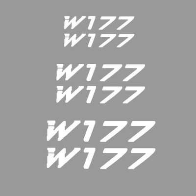 STICKERS MERCEDES W177 CALIPERS ZESTAW-BIALY  