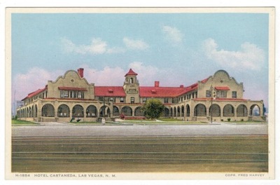 Pocztówka Stany Zjednoczone 1920 Las Vegas hotel